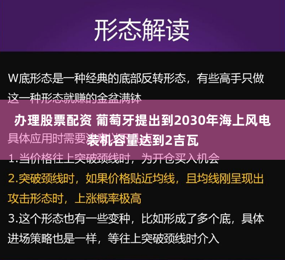办理股票配资 葡萄牙提出到2030年海上风电装机容量达到2吉瓦